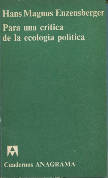 Para una crítica de la ecología política